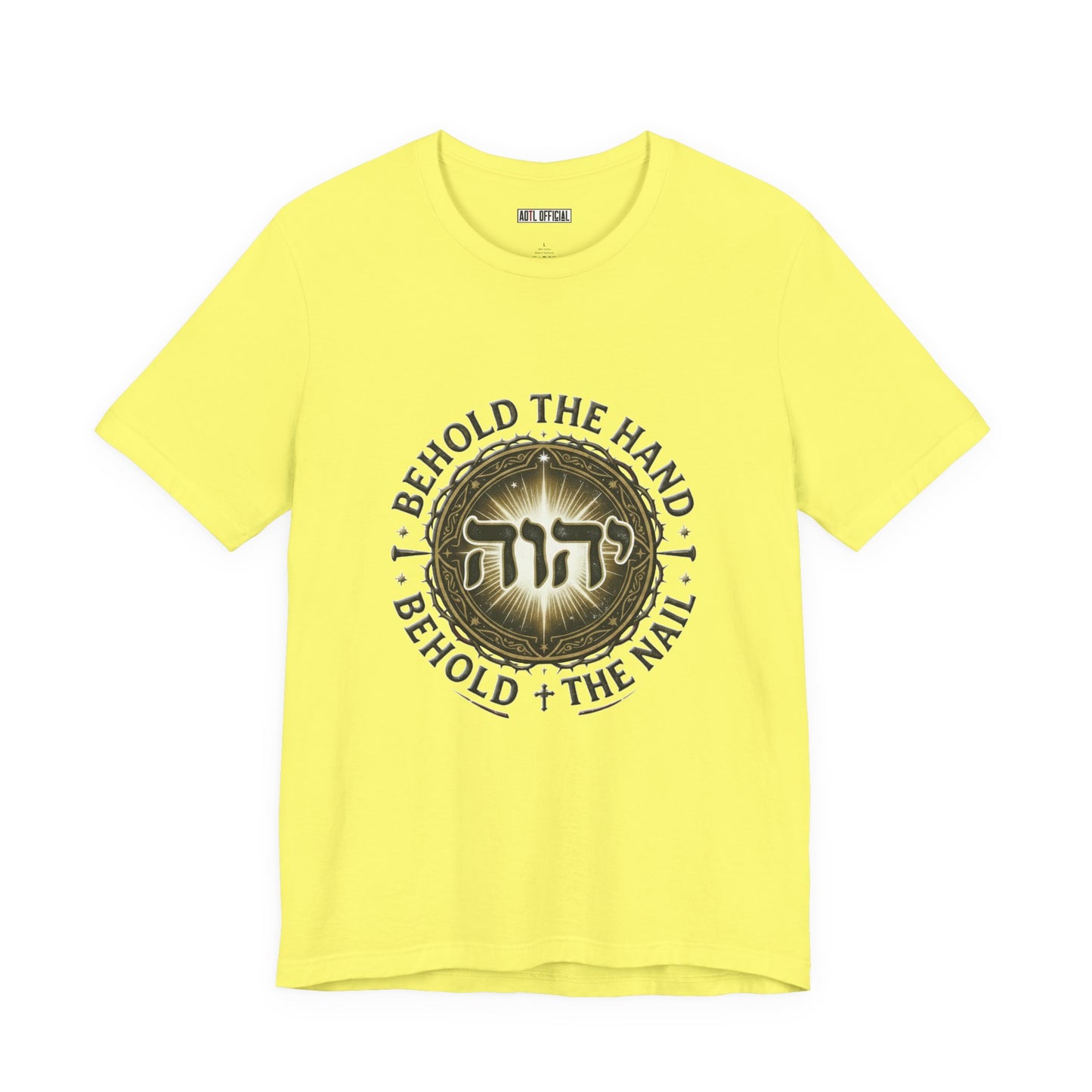 Behold The Hand, Behold The Nail Classic Unisex Short Sleeve Tee