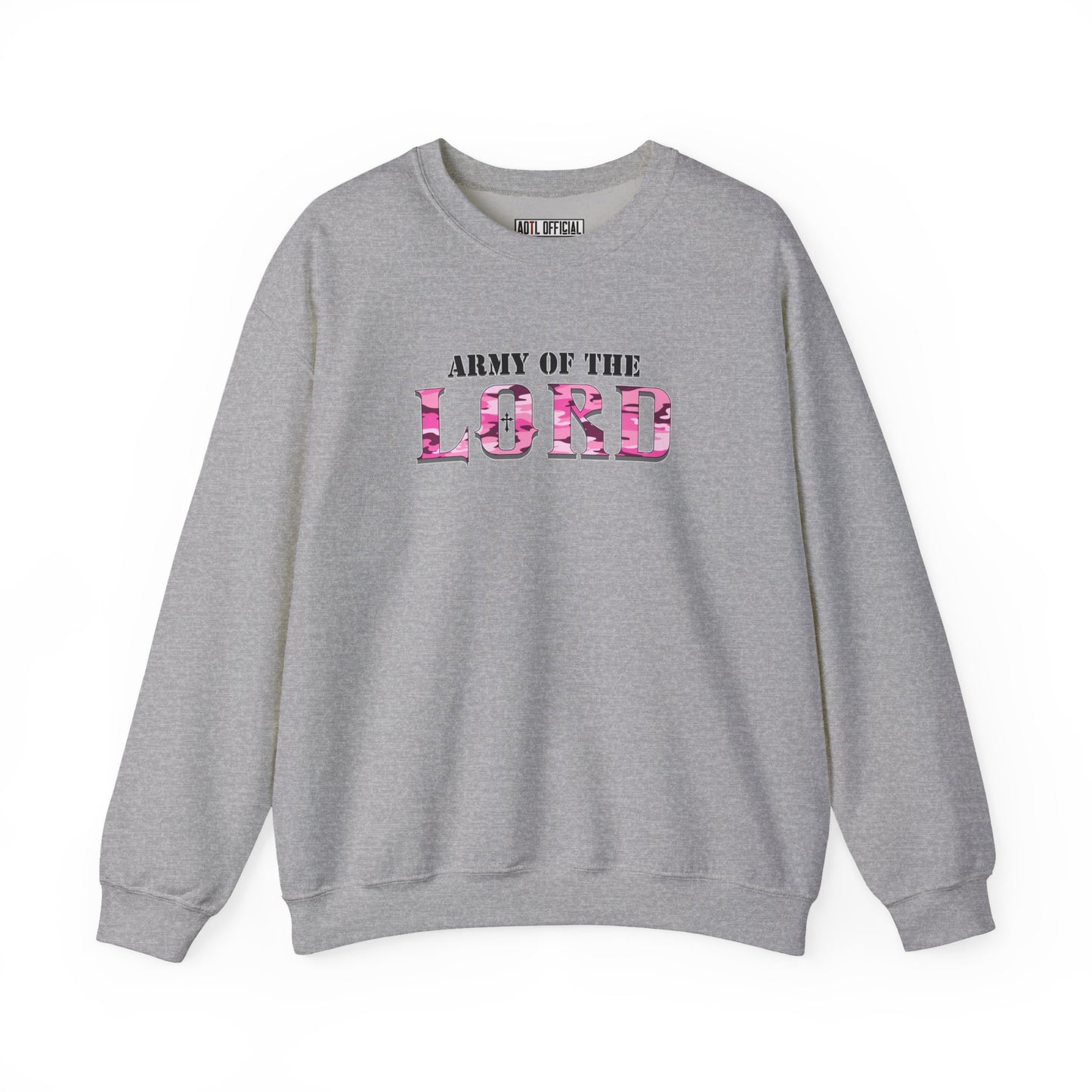 Pink Army of the Lord Unisex Heavy Blend™ Crewneck Sweatshirt