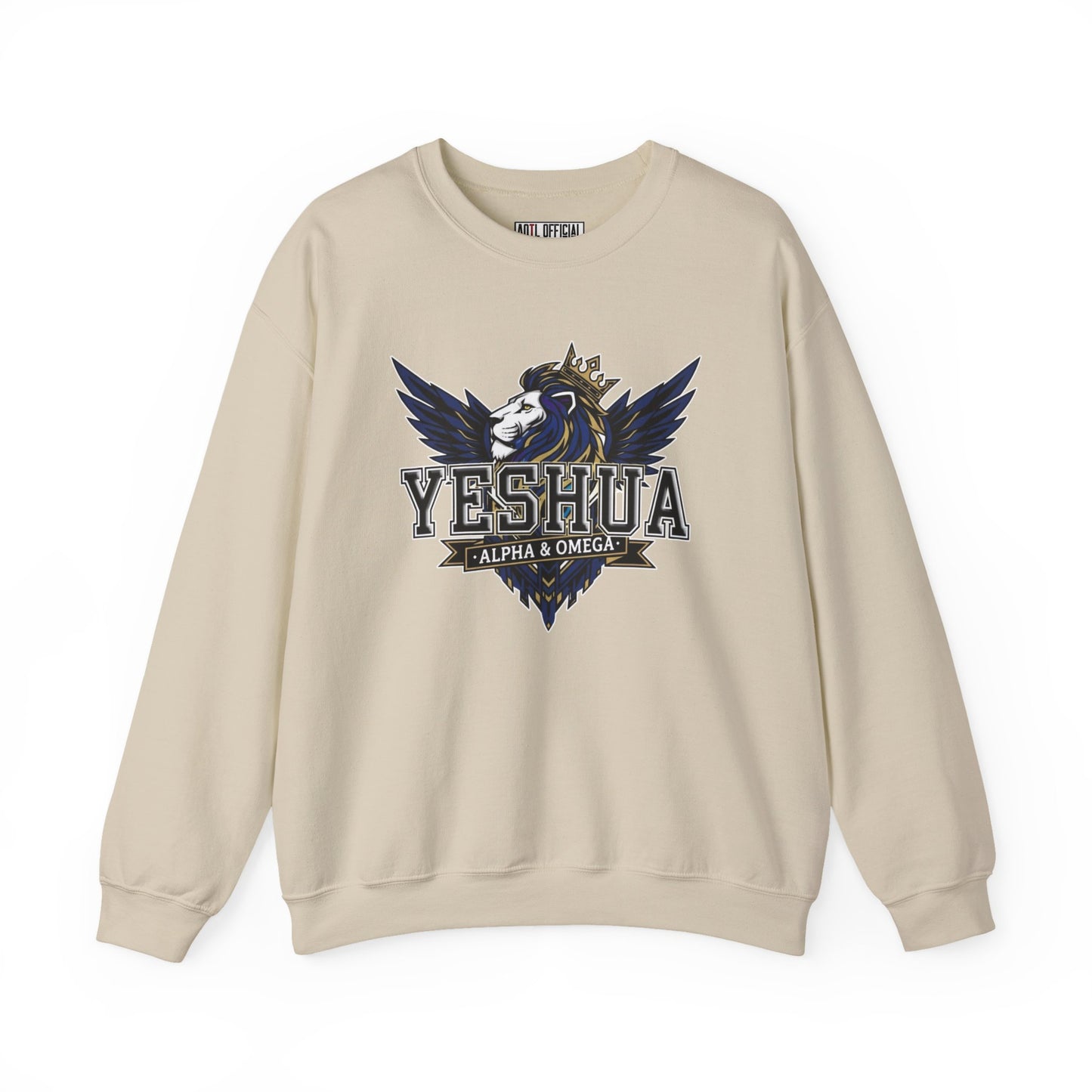 Yeshua: Lion of Judah Reigns Unisex Heavy Blend™ Crewneck Sweatshirt