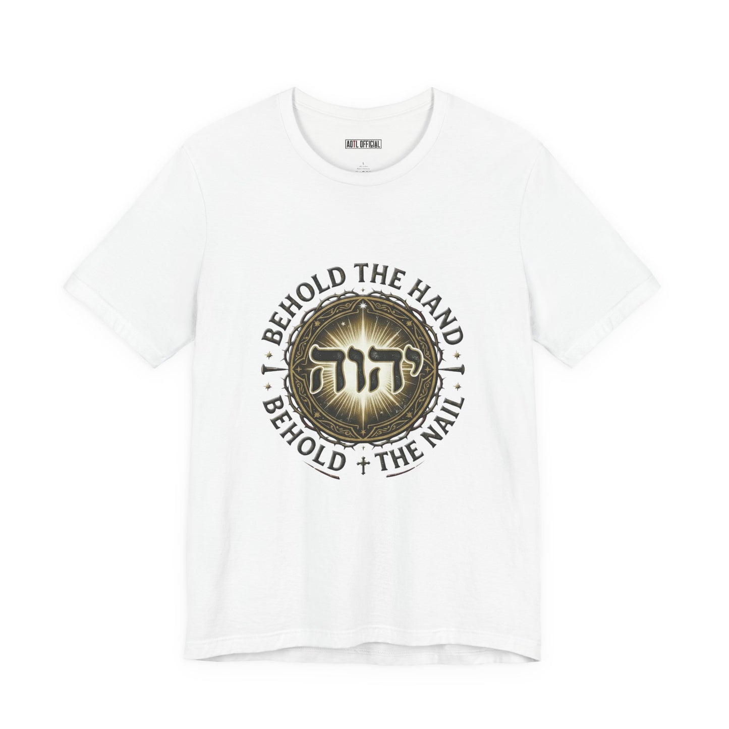 Behold The Hand, Behold The Nail Classic Unisex Short Sleeve Tee