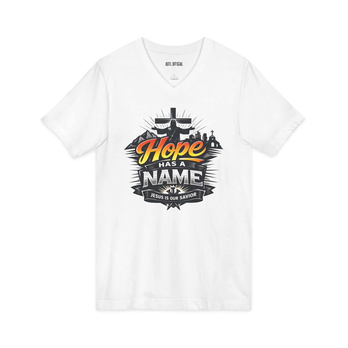 Hope Has A Name V-Neck Tee