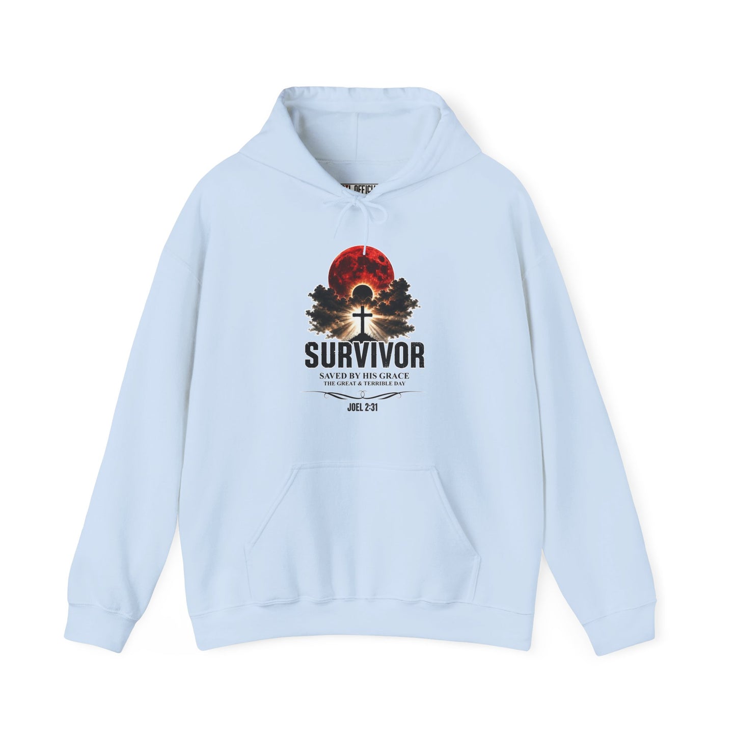 Survivor - Saved by His Grace (Joel 2:31) Christian Hoodie