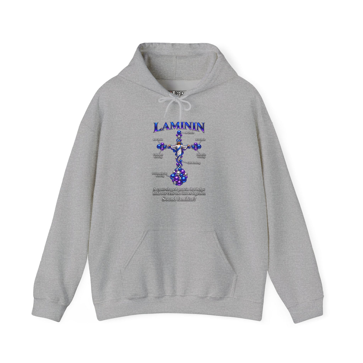 LAMININ Cross Design – Christian Hoodie
