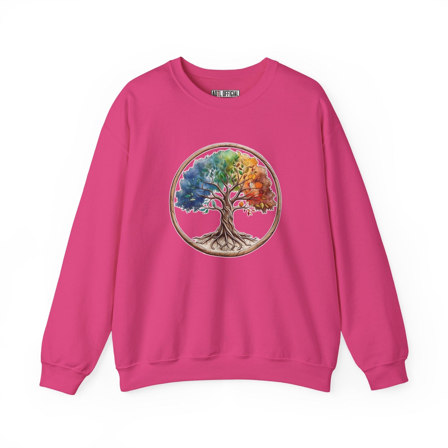 Colorful Tree of Life Unisex Heavy Blend™ Crewneck Sweatshirt
