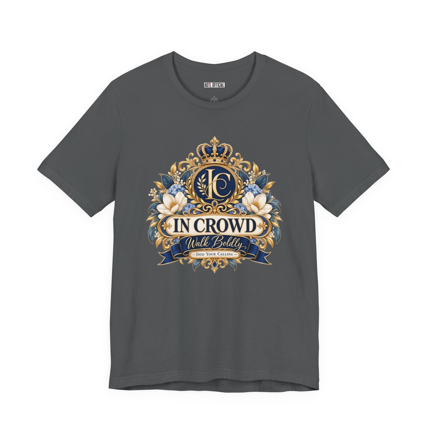 In Crowd – Walk Boldly Christian T-shirt