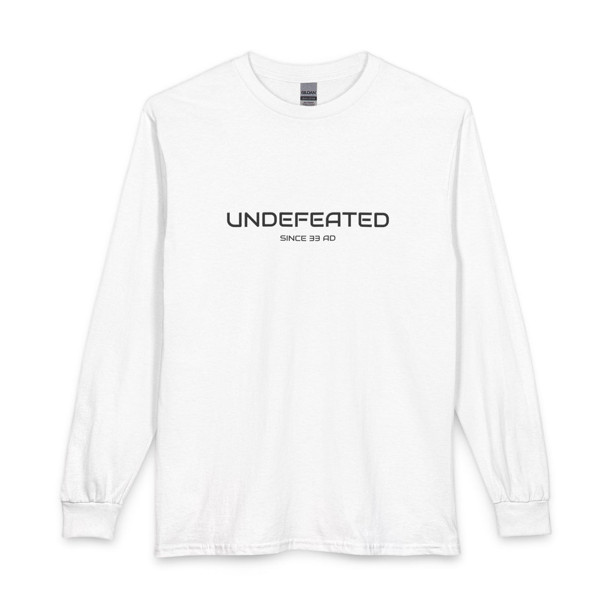 Undefeated Since 33 AD Classic Christian Long Sleeve Shirt