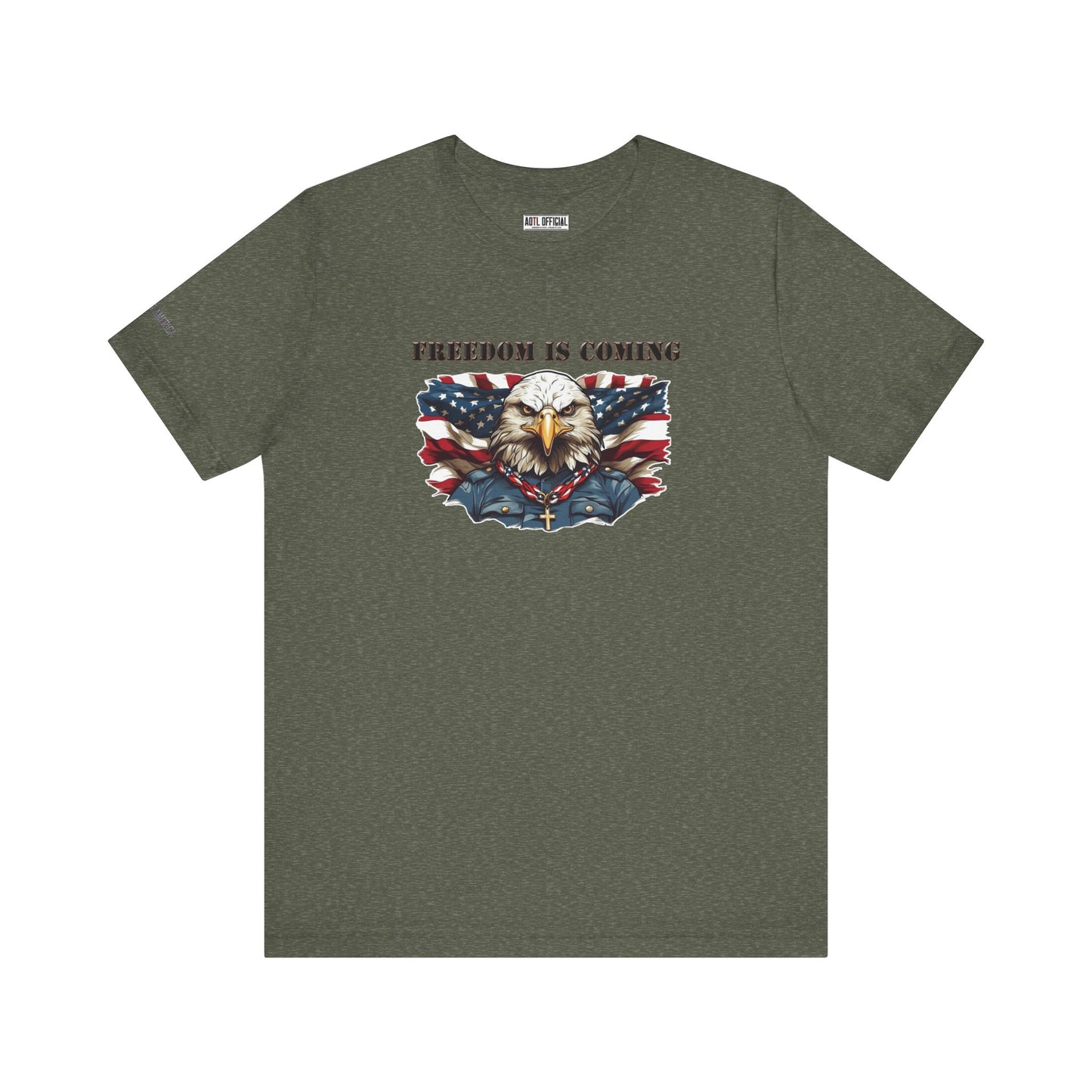 Freedom Is Coming Christian Patriotic Design