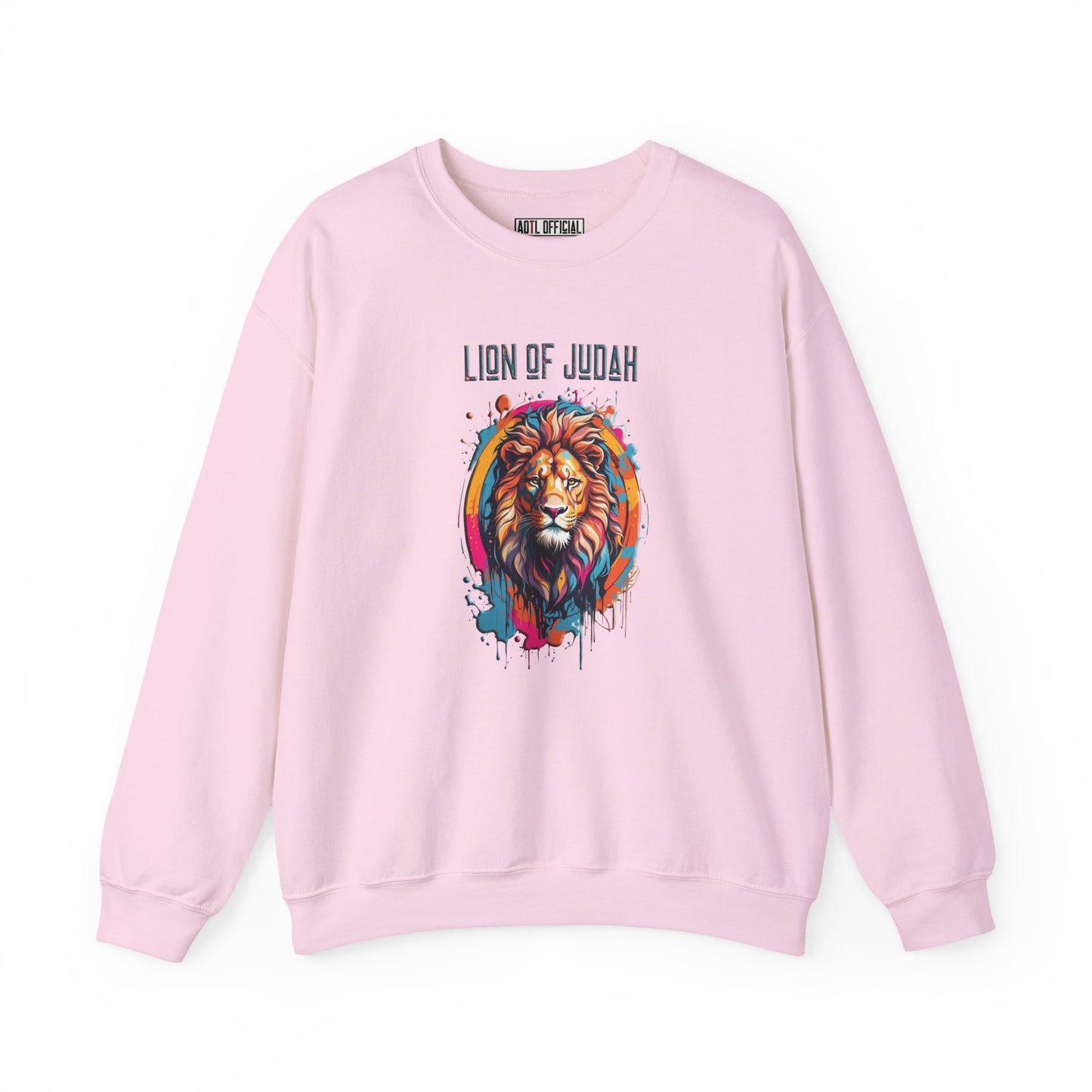 Graffiti Drip Lion of Judah  Unisex Heavy Blend™ Crewneck Sweatshirt