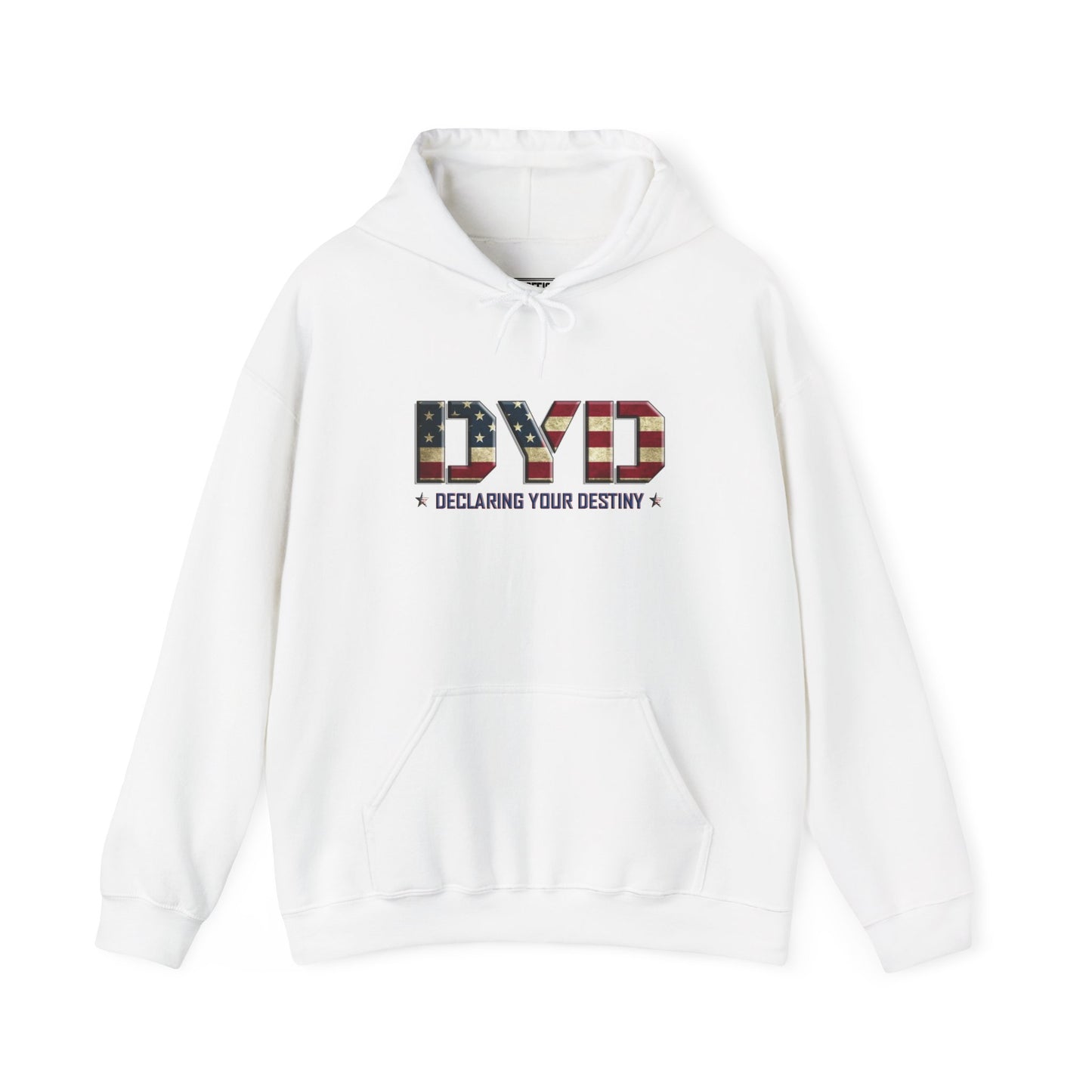 Declaring Your Destiny USA/ Sacrificial Freedom logo Unisex Heavy Blend™ Hooded Sweatshirt