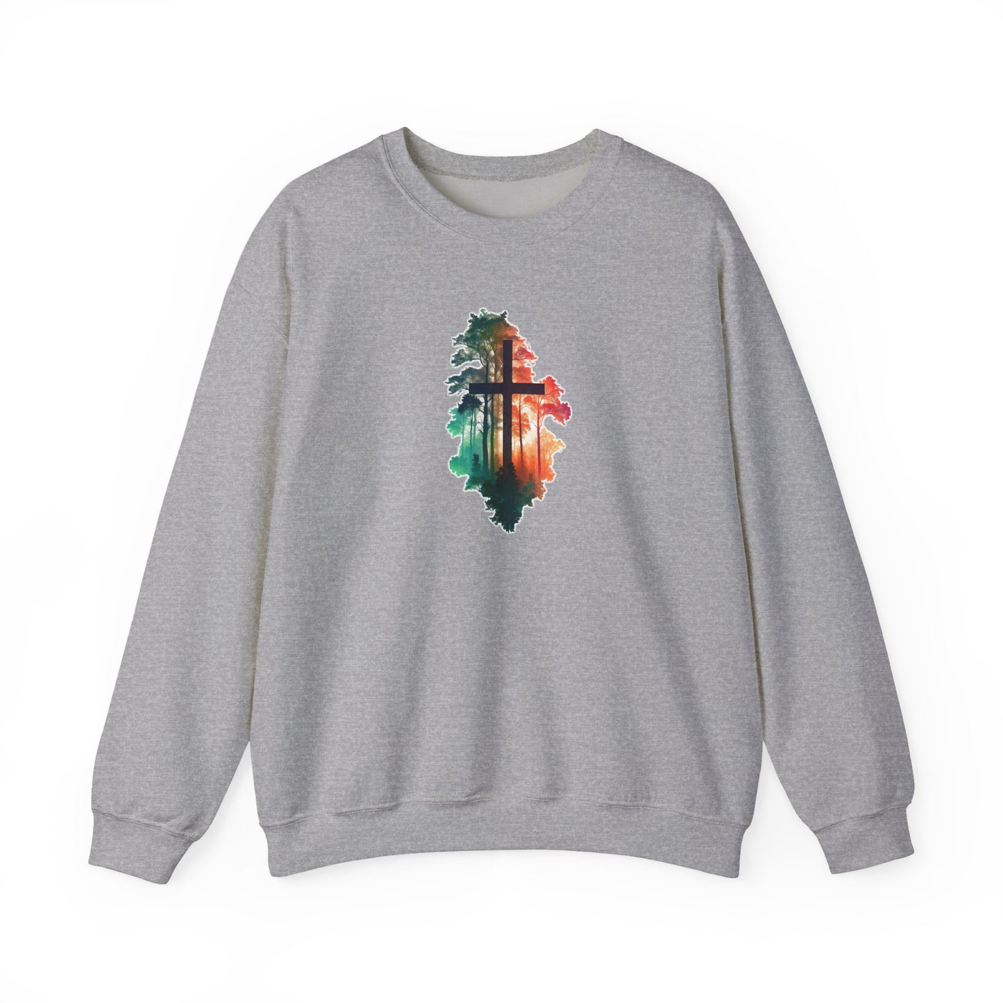 Cross in the Wilderness Unisex Heavy Blend™ Crewneck Sweatshirt