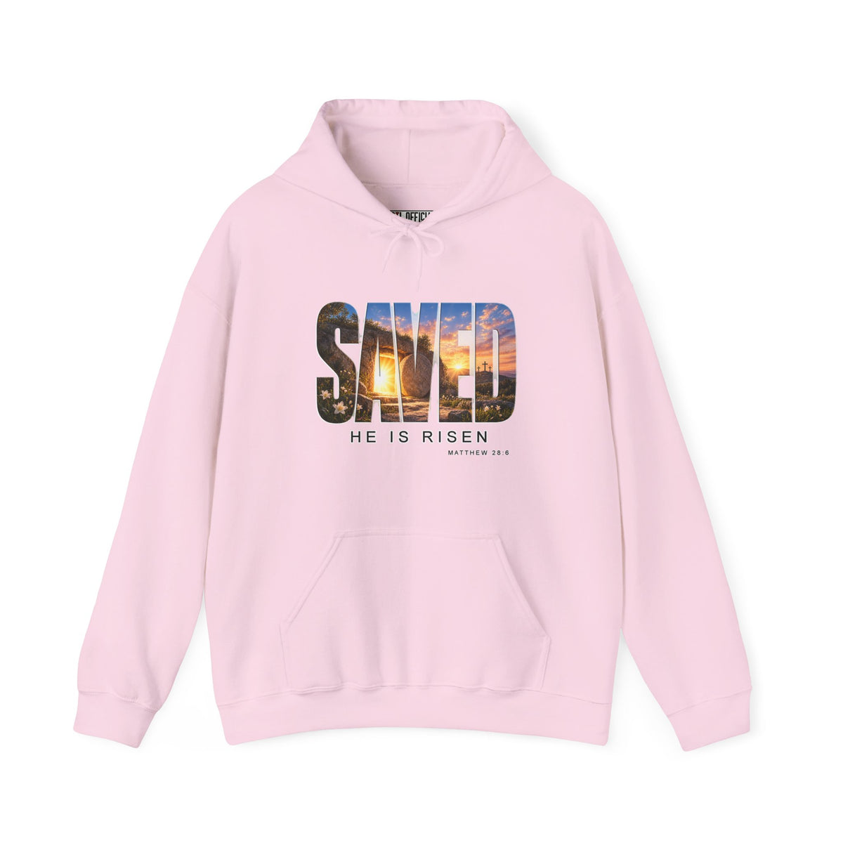 Saved-He Is Risen Christian Hoodie