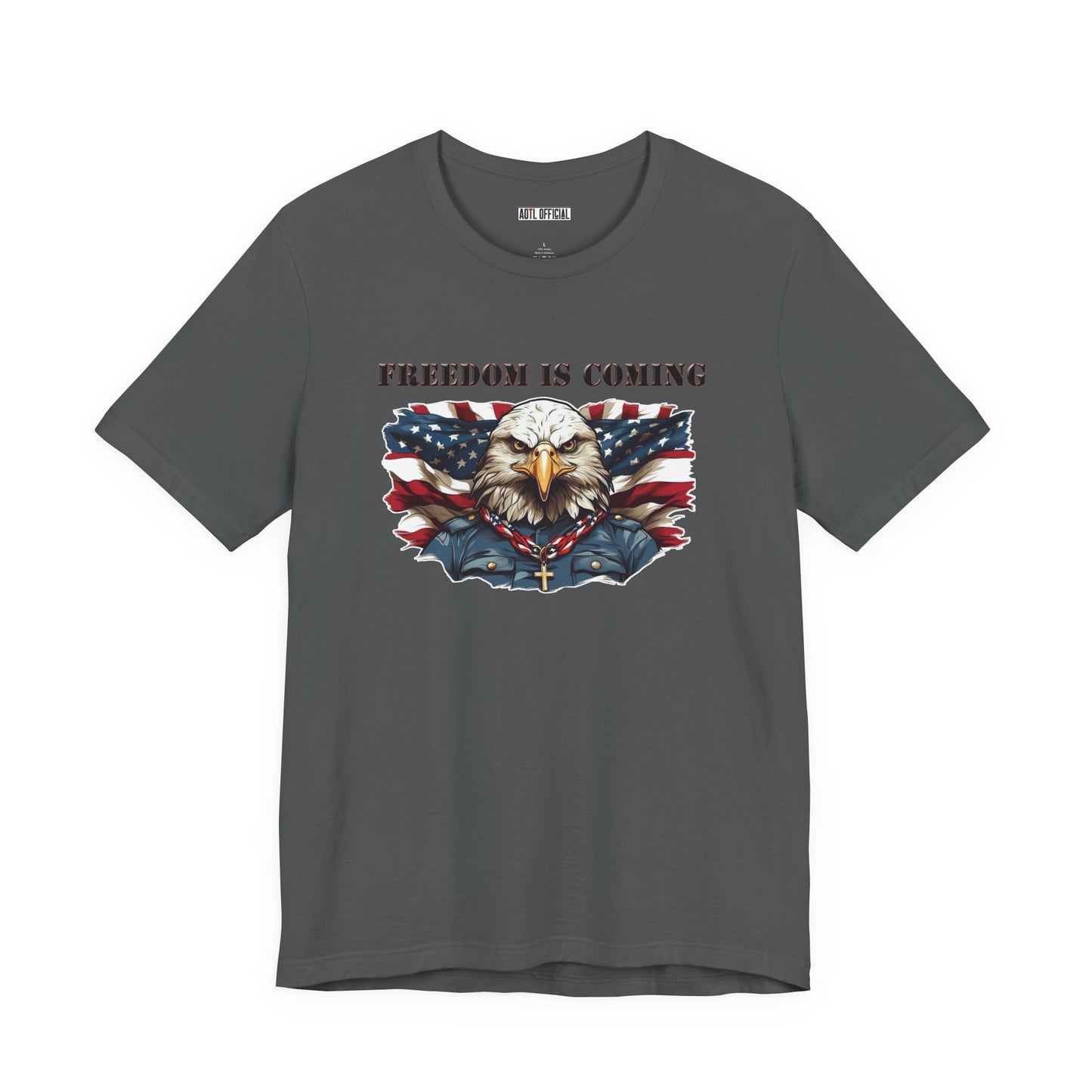 Freedom Is Coming Christian Patriotic Design