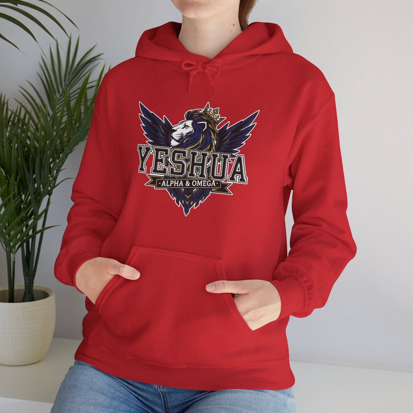 Yeshua: Lion of Judah Reigns Christian Hoodie