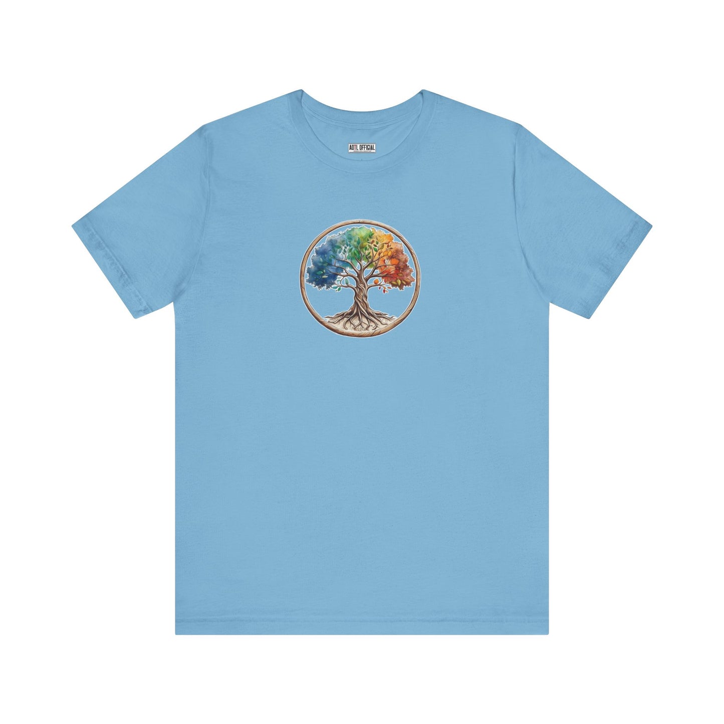 Colorful Tree Of Life Unisex Short Sleeve Tee