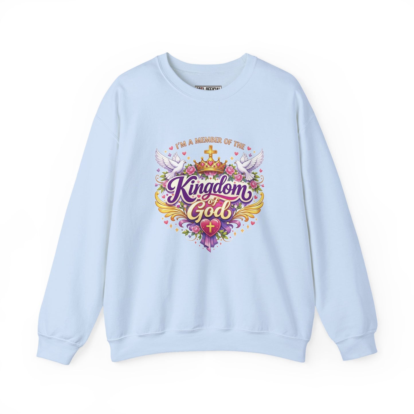 Graceful & Royal Member of the Kingdom of God Unisex Heavy Blend™ Crewneck Sweatshirt
