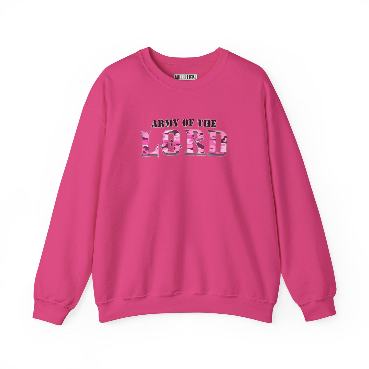 Pink Army of the Lord Unisex Heavy Blend™ Crewneck Sweatshirt