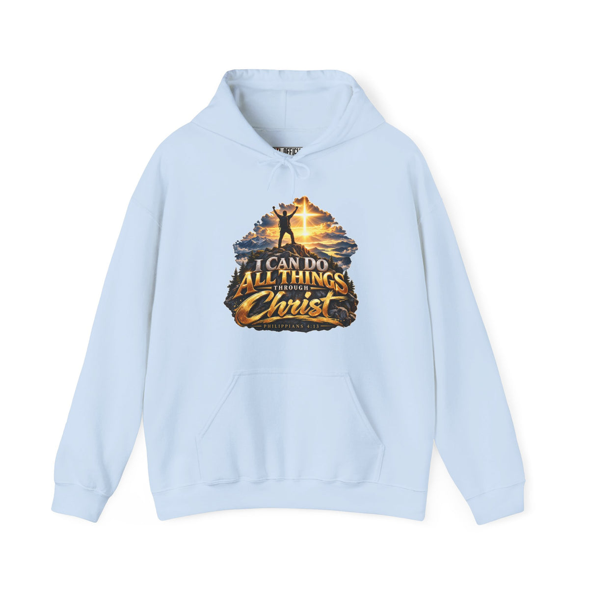 I Can Do All Things Through Christ – Philippians 4:13 Victory Design Christian Hoodie