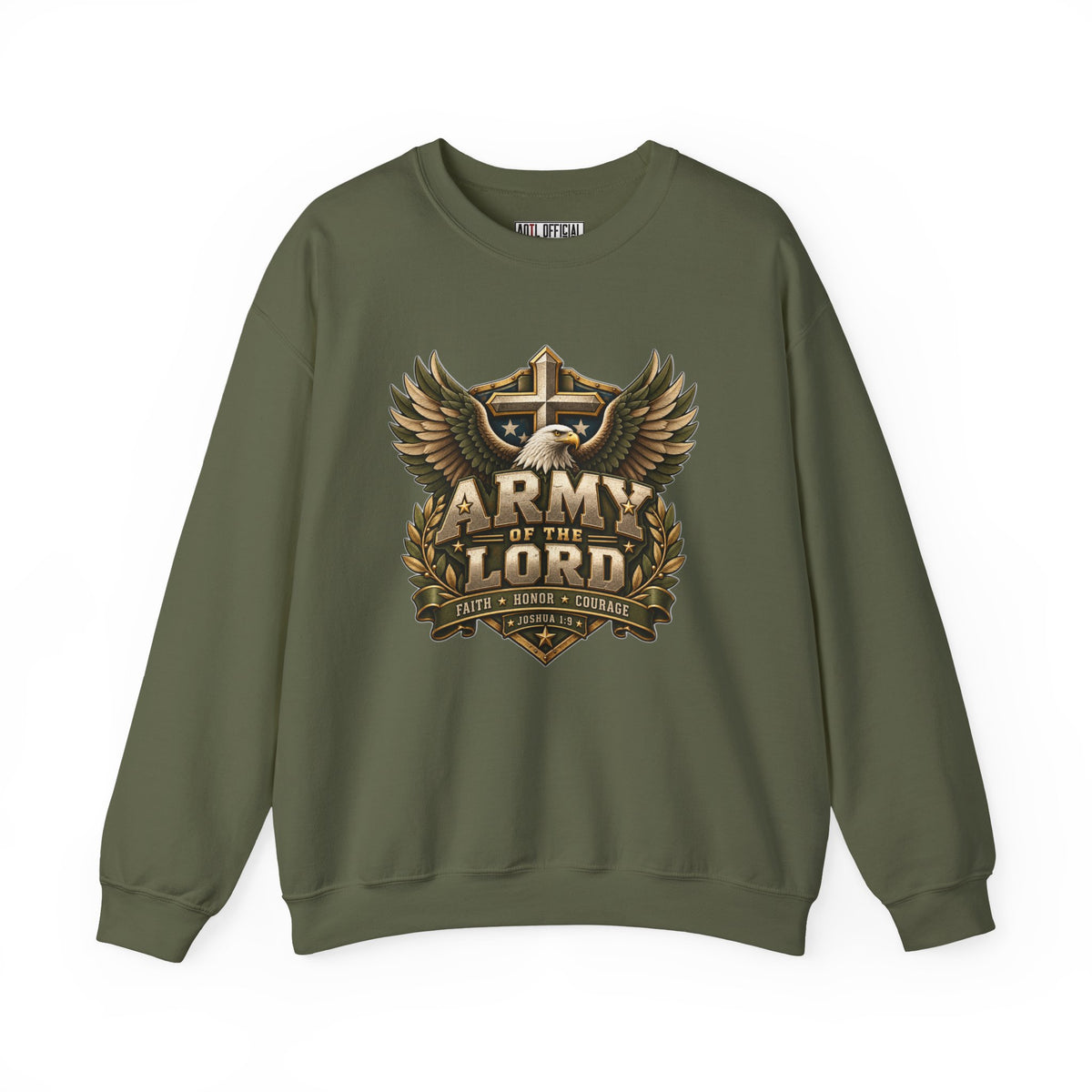 Army of the Lord — Faith, Honor & Courage Christian Sweatshirt