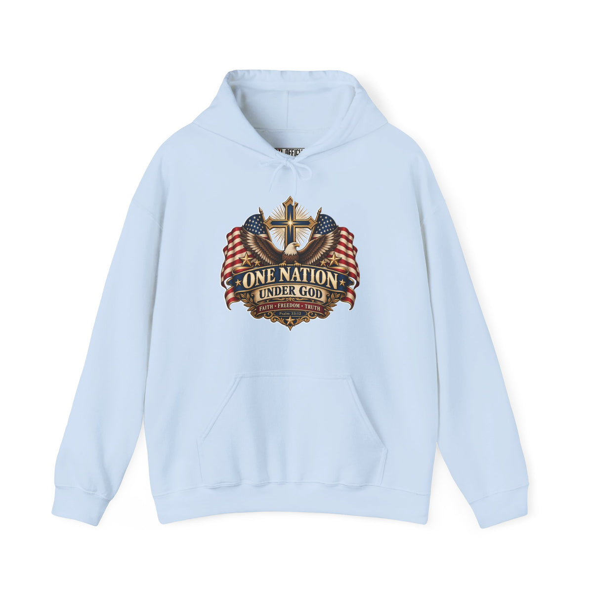 One Nation Under God — Faith, Freedom & Truth Christian Hoodie