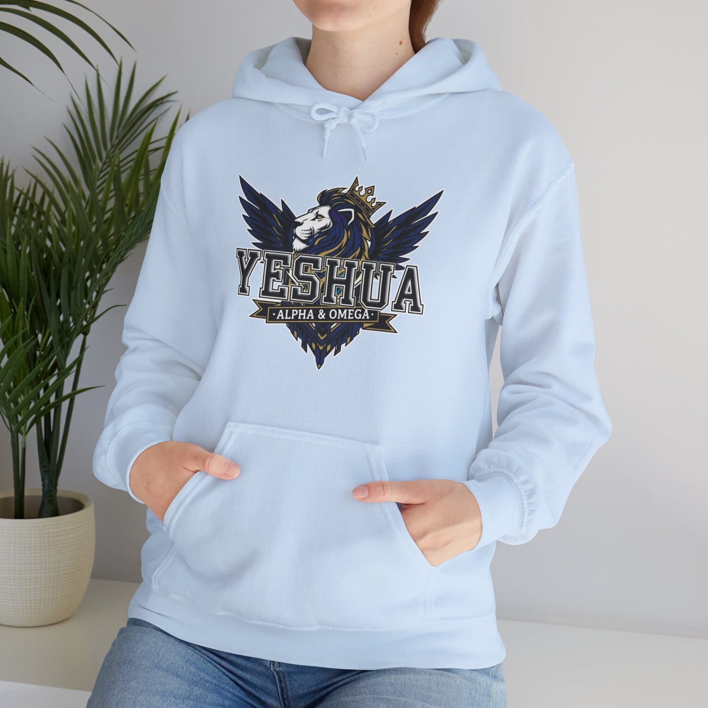 Yeshua: Lion of Judah Reigns Christian Hoodie