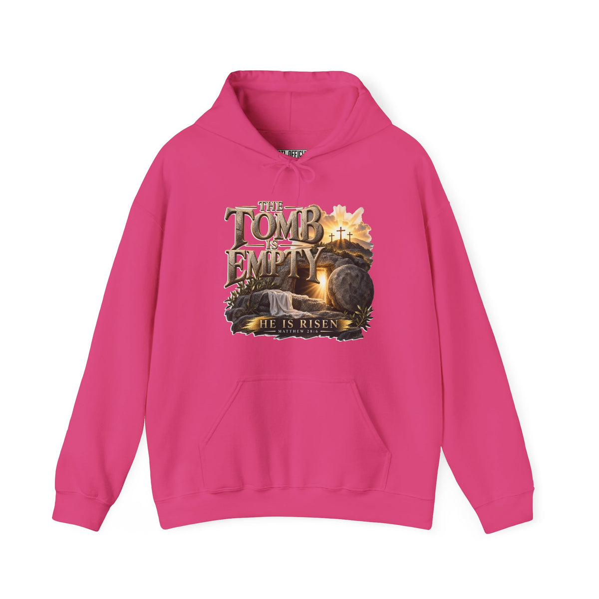 The Tomb Is Empty — Matthew 28:6 Christian Hoodie