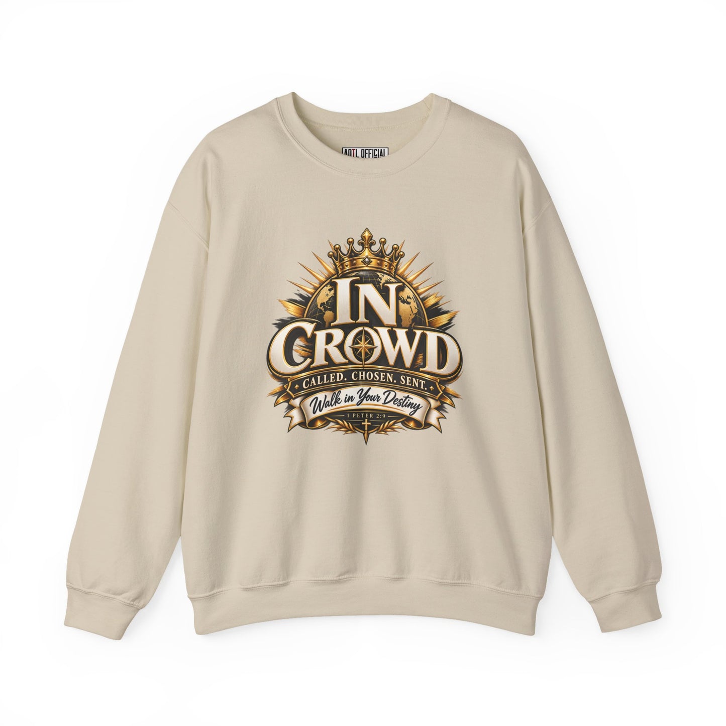 In Crowd – Called. Chosen. Sent. Christian Sweatshirt