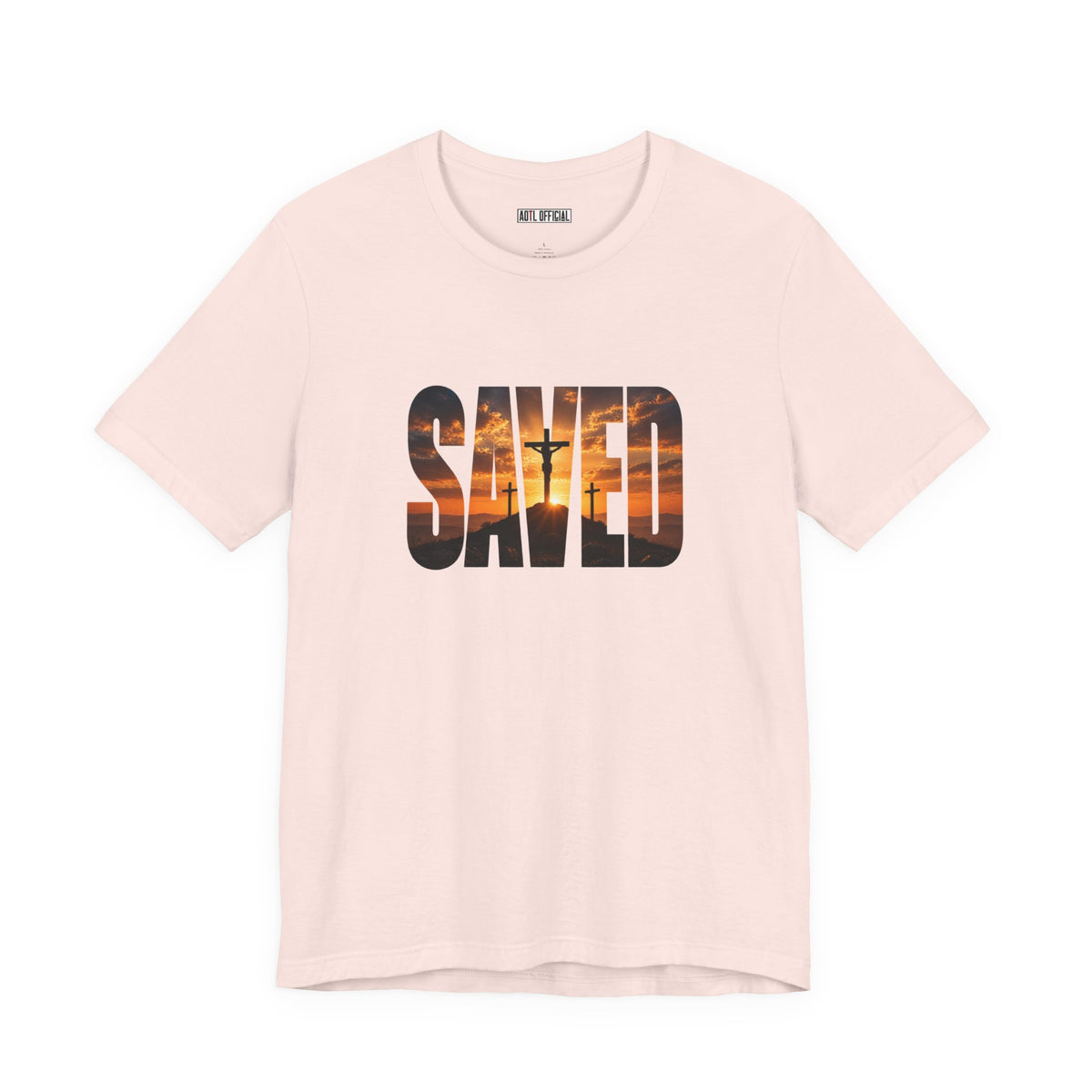 Saved — By the Cross Christian T-shirt