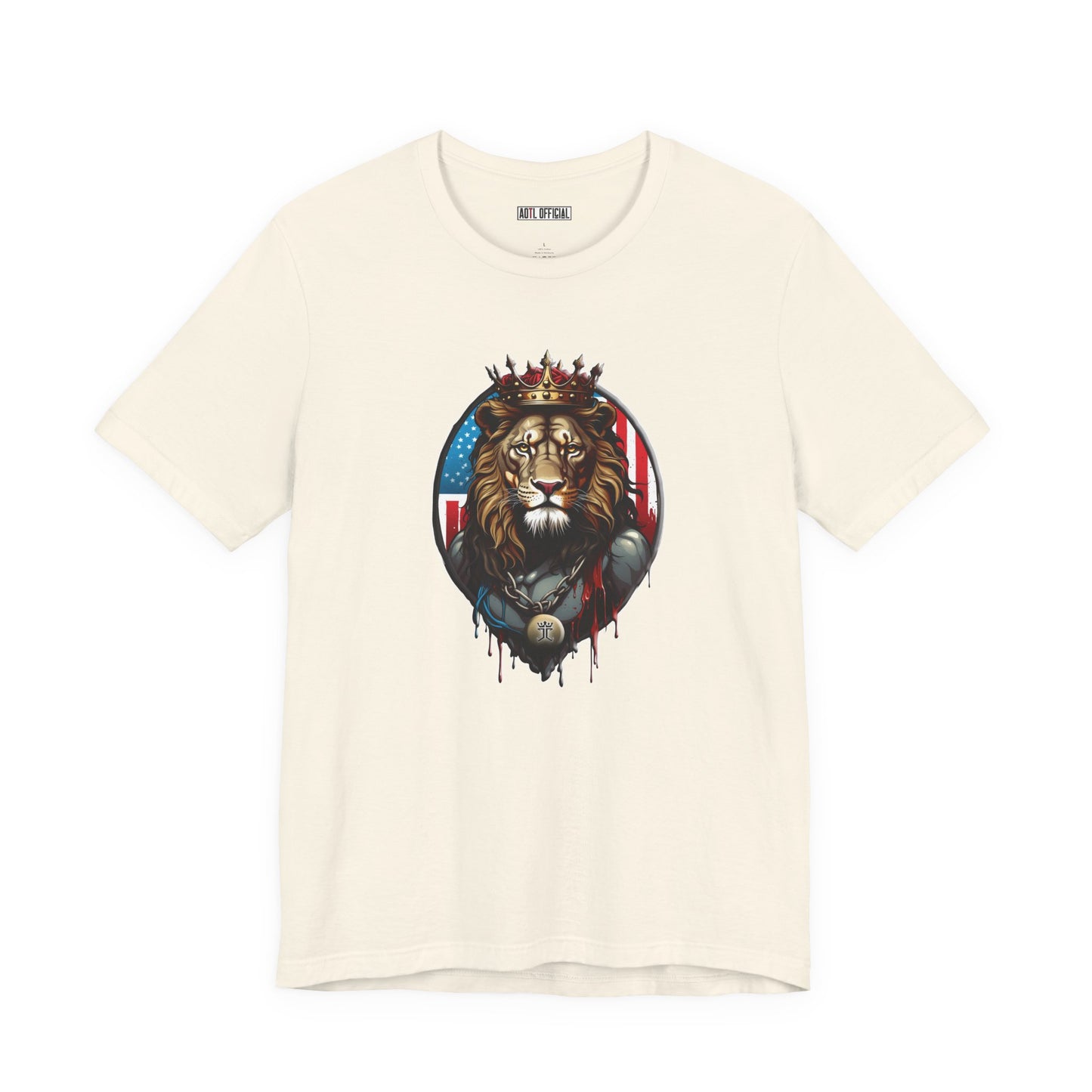 Royal Majesty: Lion of Judah Crowned  Unisex Short Sleeve Tee