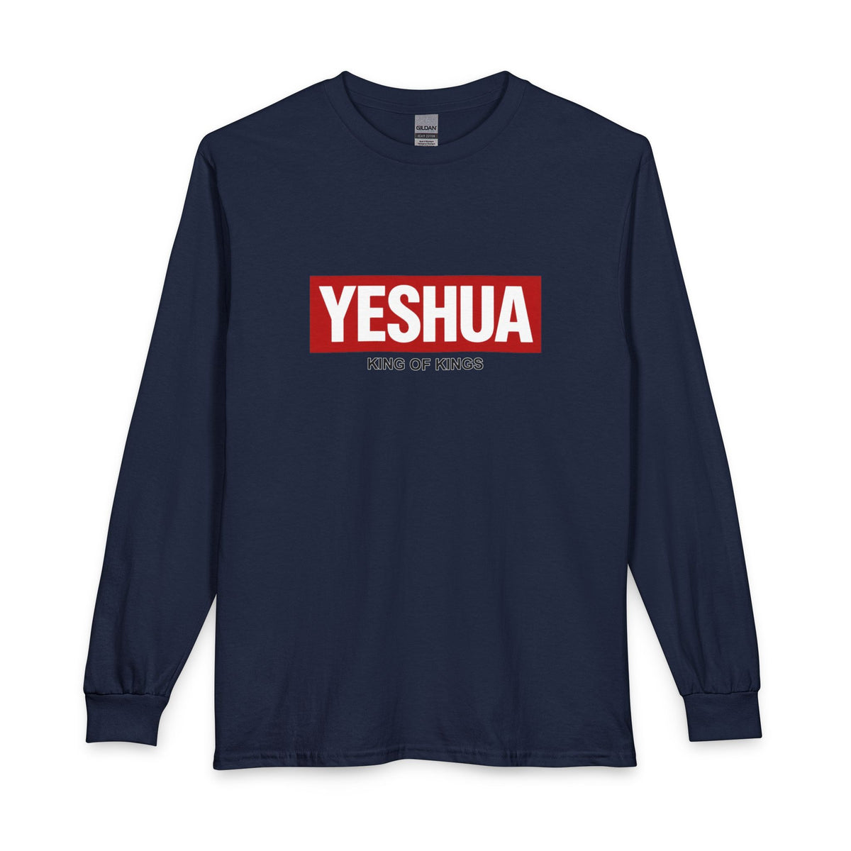 Yeshua Box Logo Christian Long Sleeve Shirt