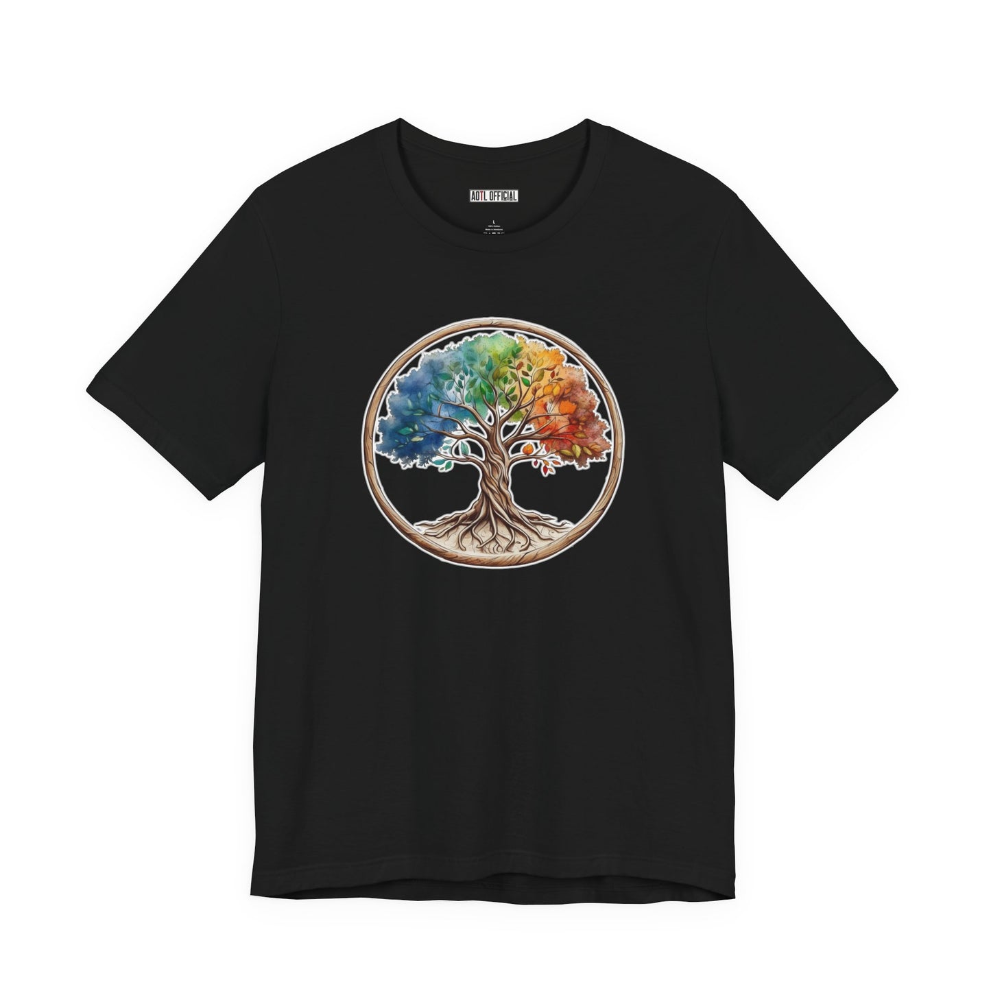 Colorful Tree Of Life Unisex Short Sleeve Tee