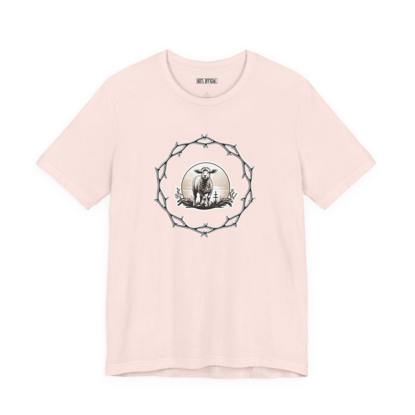 Circle of Thorns & Sacrificial Lamb Unisex  Short Sleeve Tee