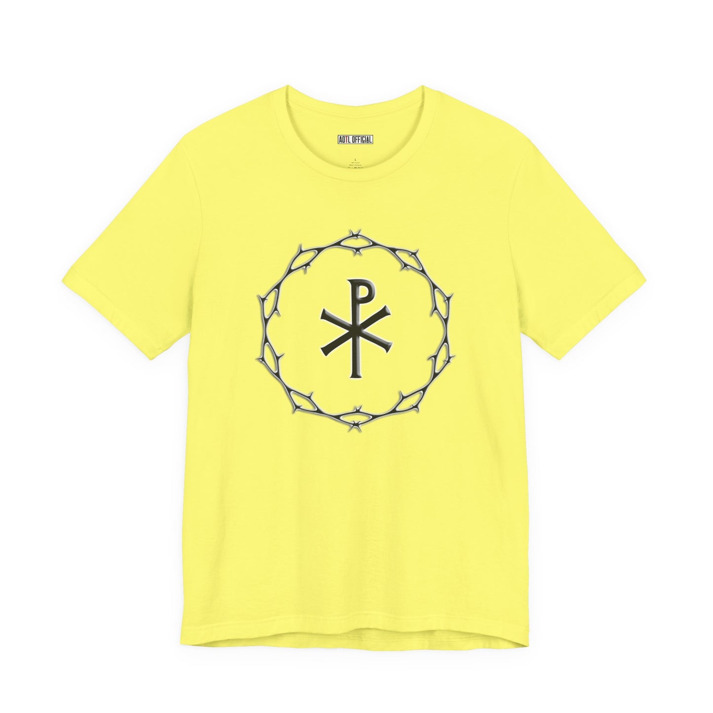 Circle of Thorns & Chi-Rho Unisex Jersey Short Sleeve Tee