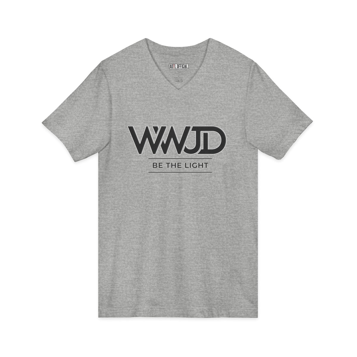 WWJD Christian V-neck t-shirt