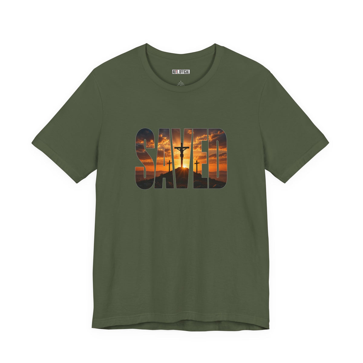 Saved — By the Cross Christian T-shirt