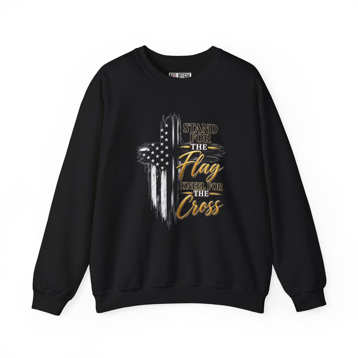 Stand for the Flag, Kneel for the Cross Christian Sweatshirt