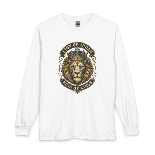 Lion of Judah – King of Kings Christian Long Sleeve Shirt