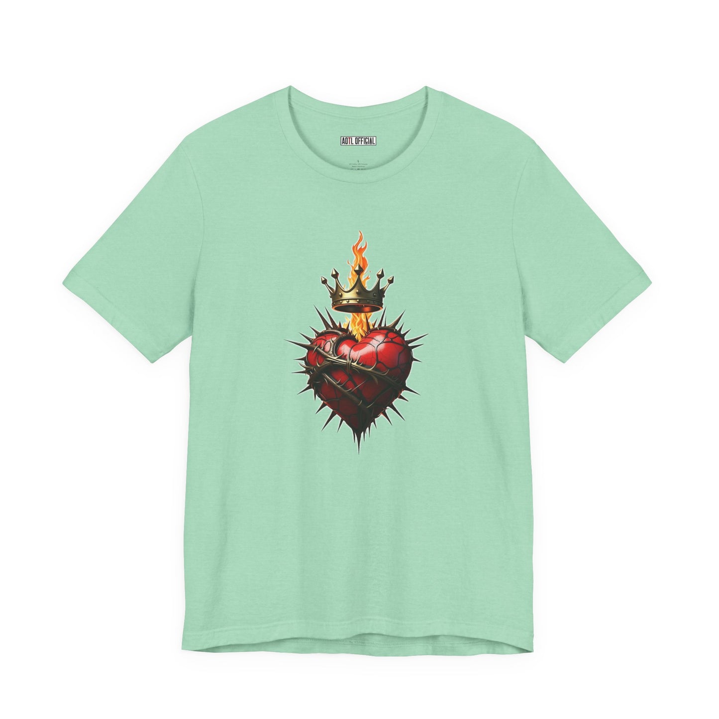 The Sacred Heart of Jesus Christian Unisex Short Sleeve Tee
