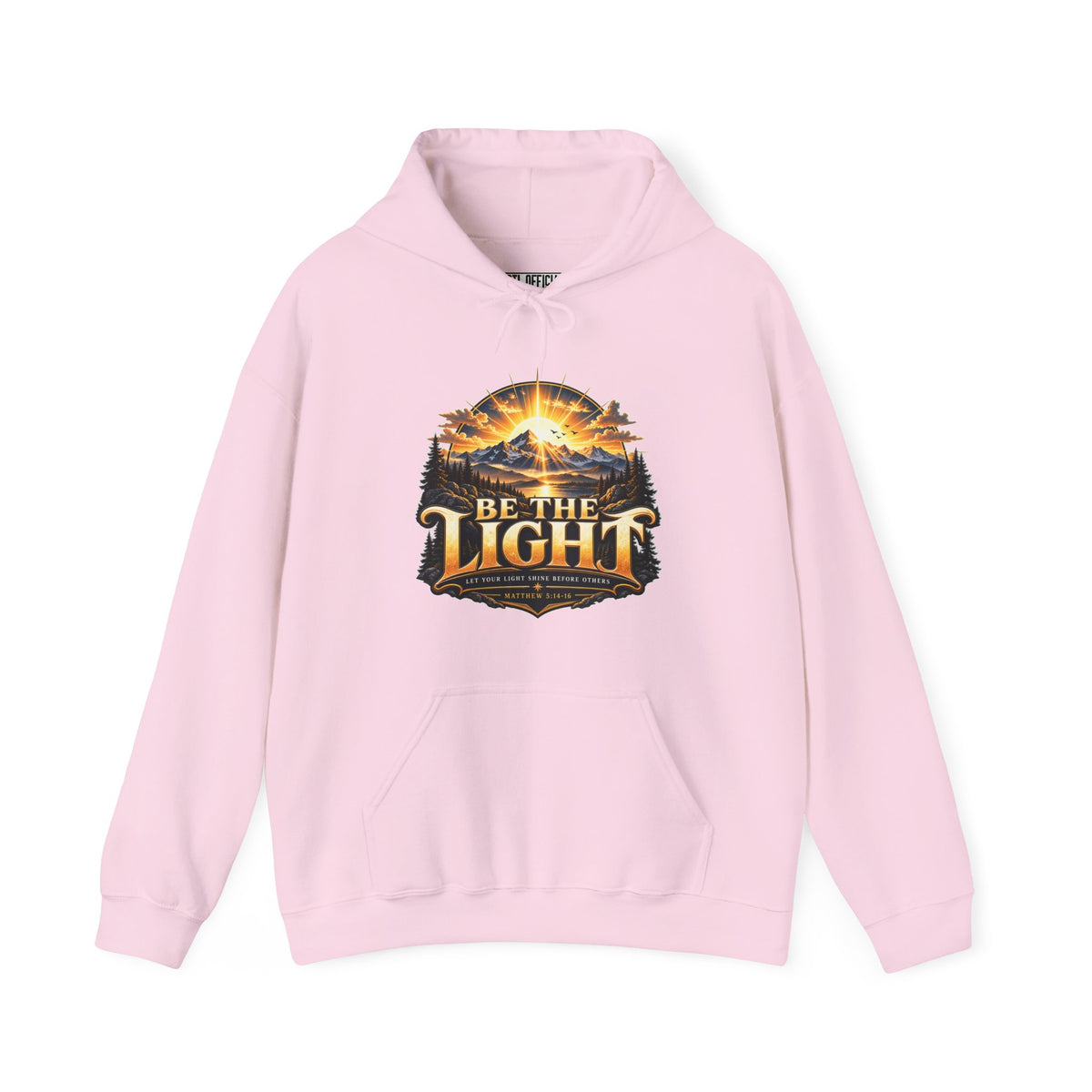 Be the Light – Matthew 5:14-16 Christian Mountain Design Christian Hoodie