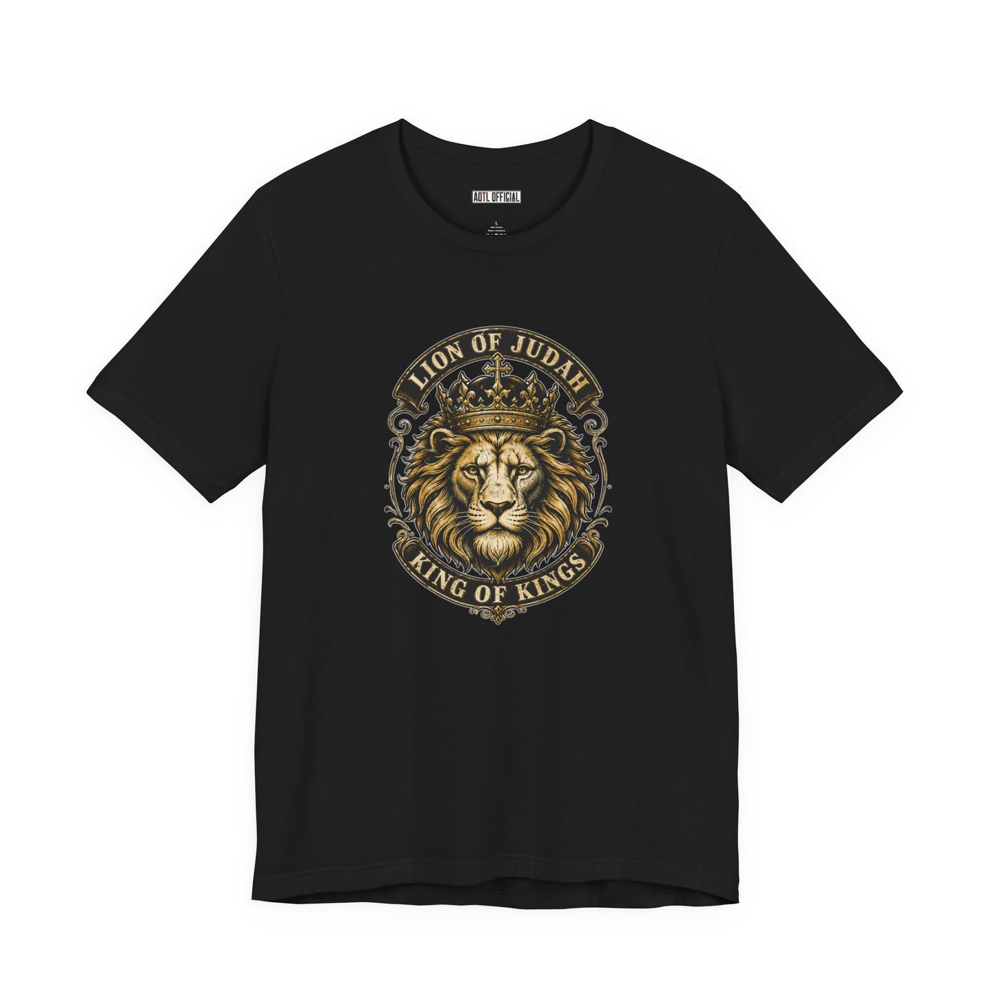 Lion of Judah – King of Kings Christian T-shirt