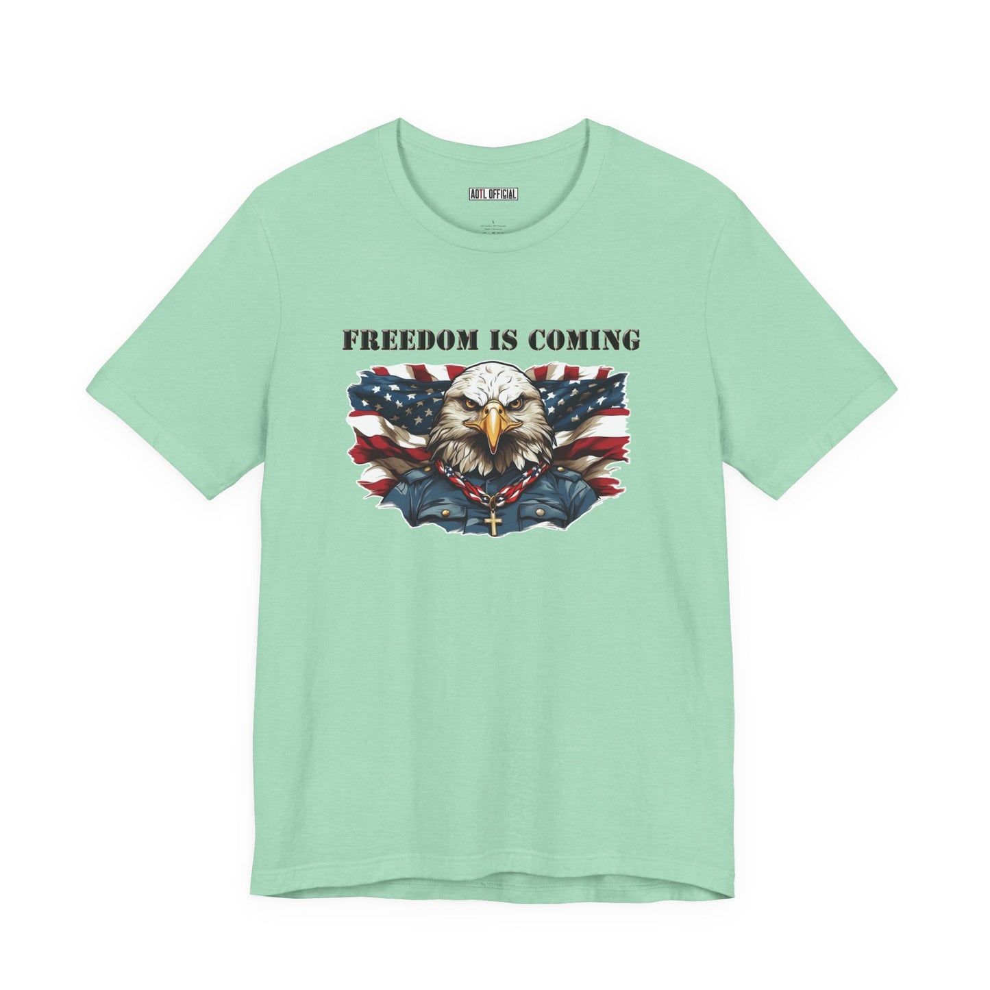Freedom Is Coming Christian Patriotic Design