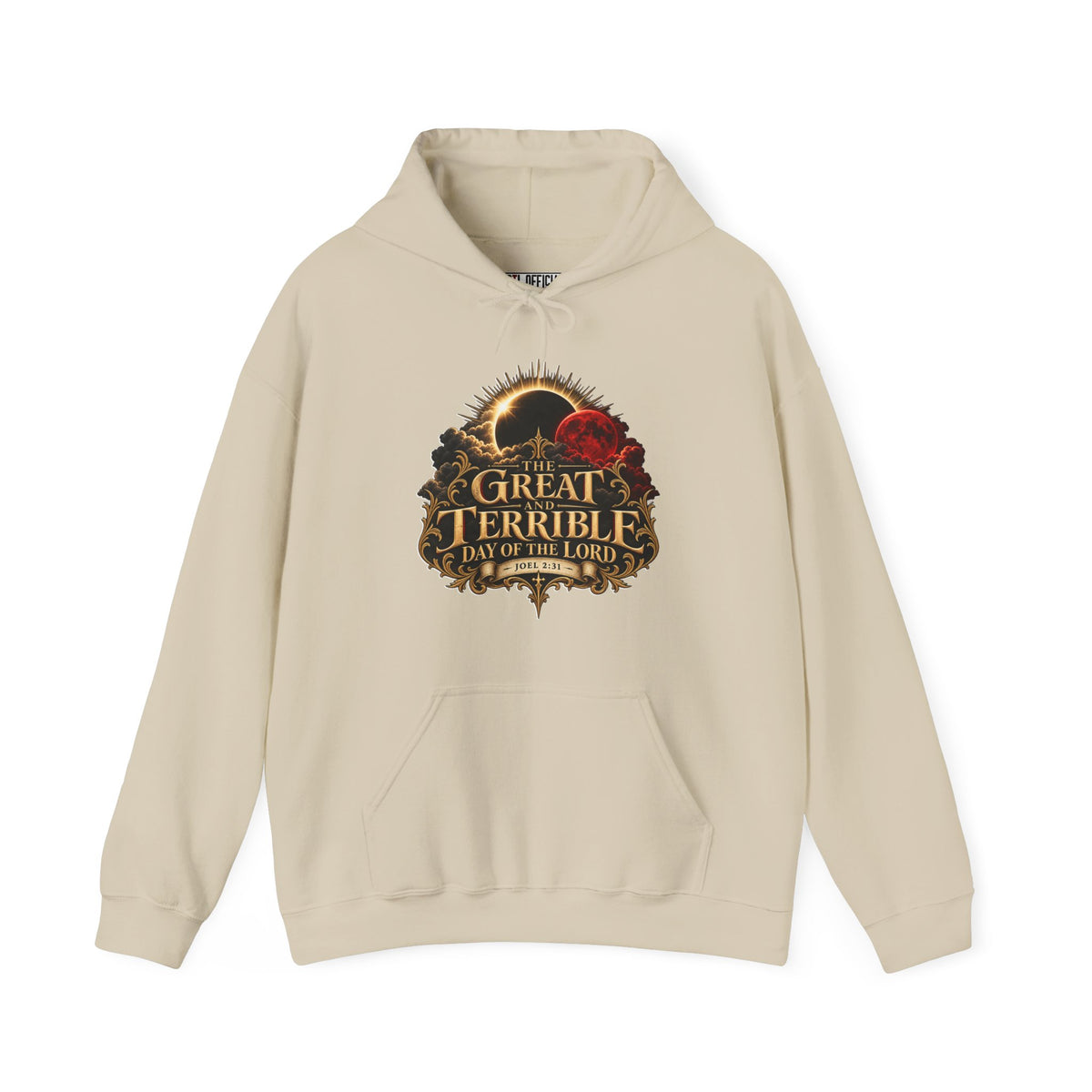 The Great and Terrible Day of the Lord — Joel 2:31 Christian Hoodie