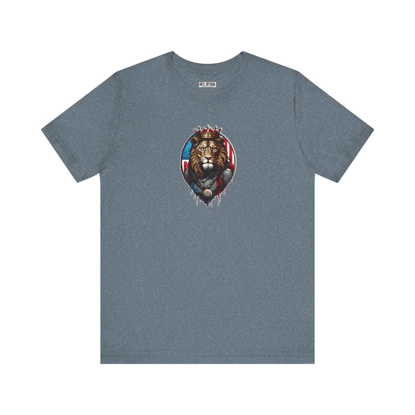 Royal Majesty: Lion of Judah Crowned  Unisex Short Sleeve Tee