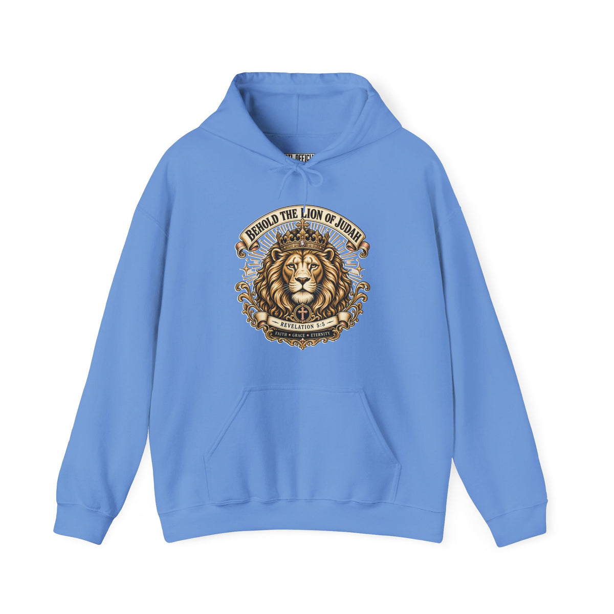 Behold the Lion of Judah —  Revelation 5:5 Christian Hoodie
