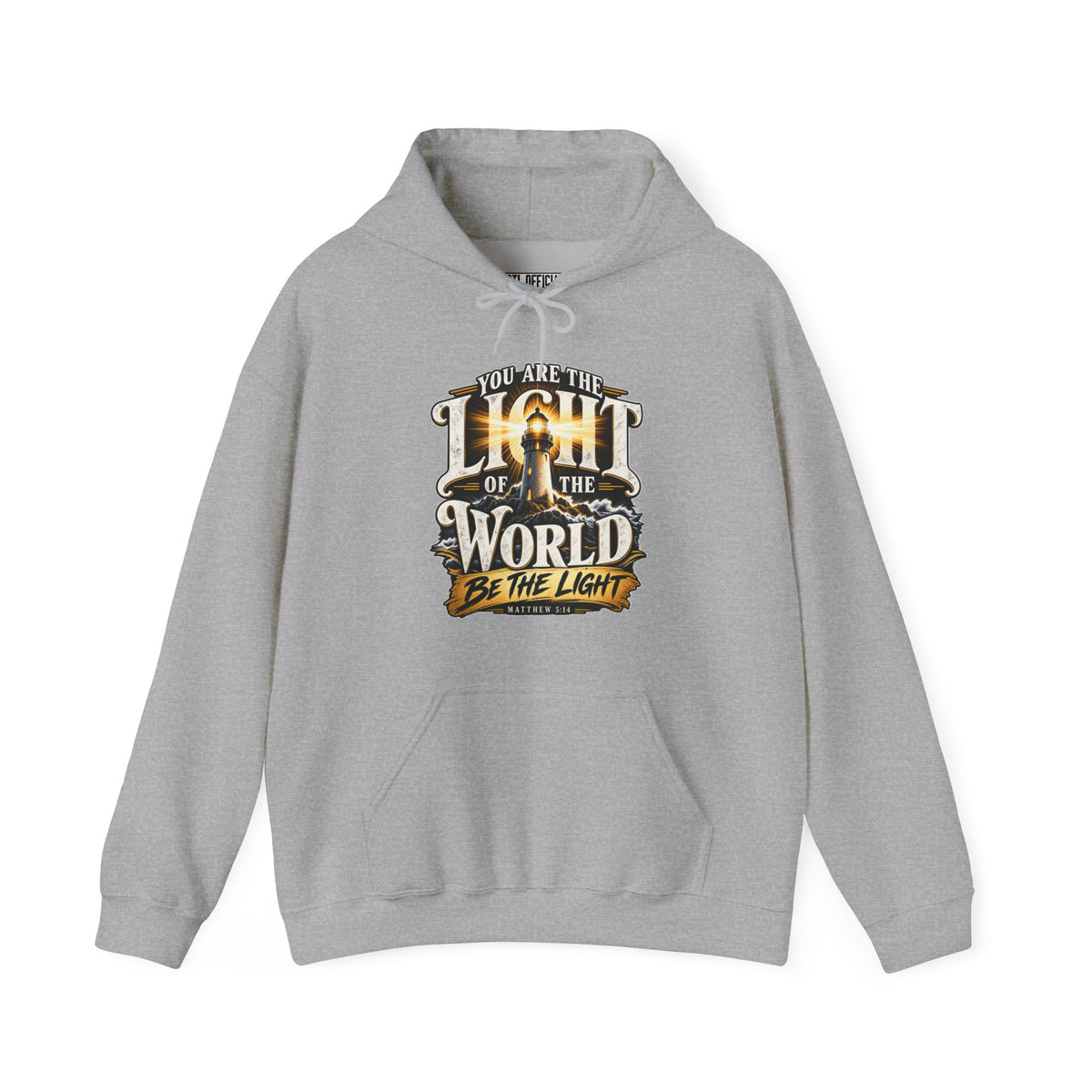You Are the Light of the World – Matthew 5:14 Lighthouse Design Christian Hoodie