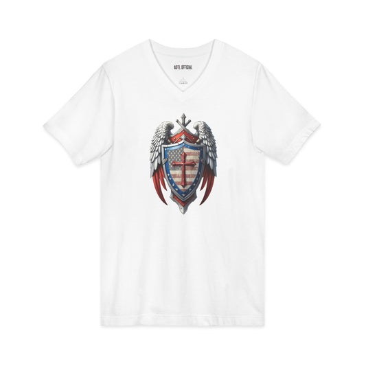 Winged Guardian  V-Neck Tee
