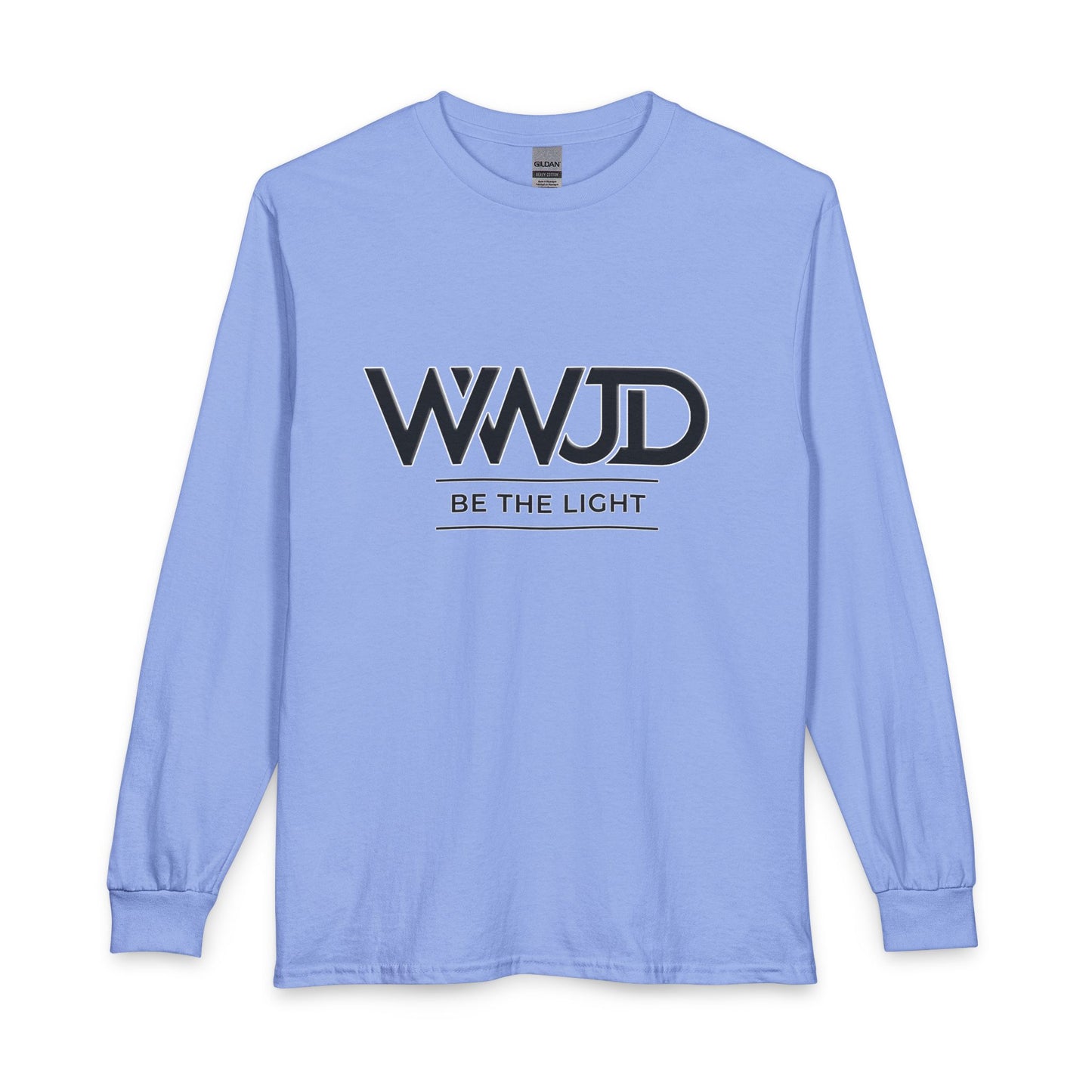 WWJD Faith Reminder Christian Long Sleeve Shirt