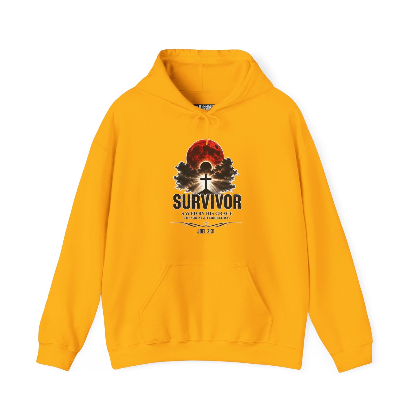 Survivor - Saved by His Grace (Joel 2:31) Christian Hoodie