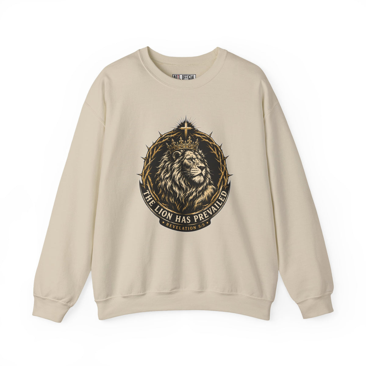 Lion of Judah — The Lion Has Prevailed Christian Sweatshirt