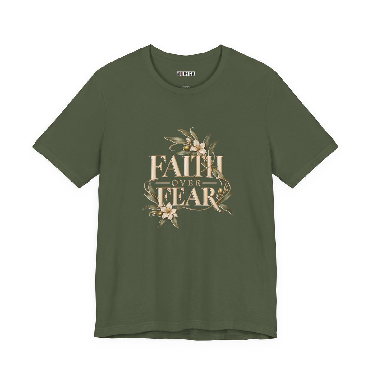 Faith Over Fear Christian T-shirt