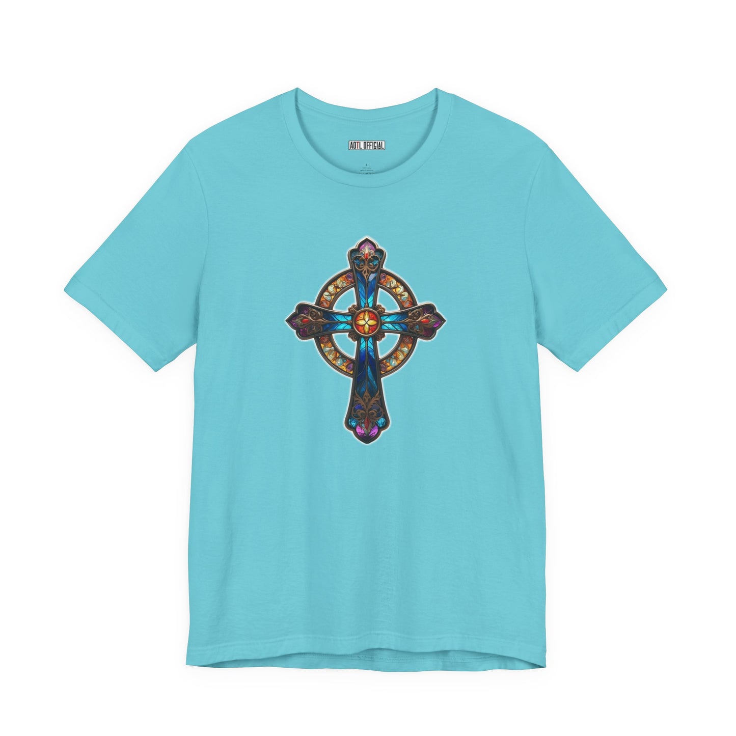 Radiant Cross  Christian Unisex Short Sleeve Tee